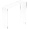 Plymor Clear Acrylic Elevated Heel Shoe Display Riser, 3" W x 9" D x 9" H